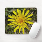 F21黄色い野生の花の狭leavedタカひげ マウスパッド (マウス)