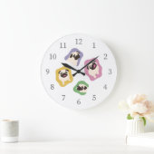 F2/WC/4C/W/パグ ラージ壁時計 (ホーム)