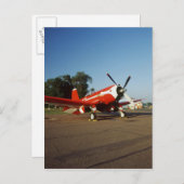 F2G-1Dコルサすごいア飛行機の中の航空ショー ポストカード (正面/裏面)