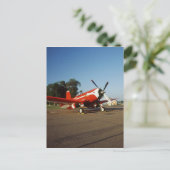 F2G-1Dコルサすごいア飛行機の中の航空ショー ポストカード (スタンド正面)