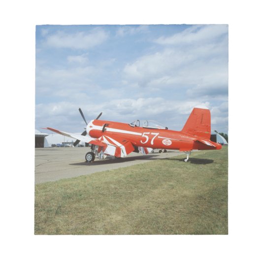 F2G-1Dコルサすごいーア航空機でのショー ノートパッド (正面)
