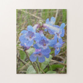 F3青ワイルドフラワースレンダーブルーベアリングス ジグソーパズル