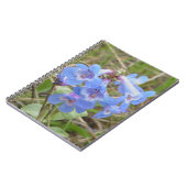 F3青ワイルドフラワースレンダーブルーベアリングス ノートブック (左側)