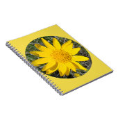 F36wmaイエローワイルドフラワースニゼウィード ノートブック (右側)