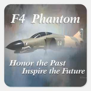 F4ファントムステッカー スクエアシール