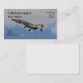 F4幻影の着陸構成 名刺 (正面/裏面)