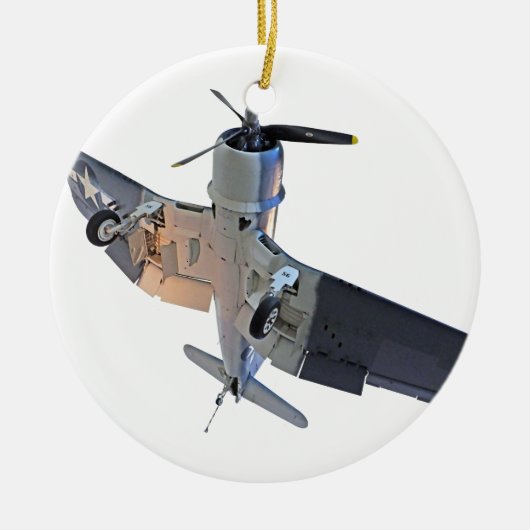 F4海賊の戦闘機 セラミックオーナメント (正面)