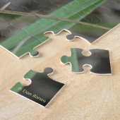 F40オレンジ色の野草緋色マロー ジグソーパズル (側面)