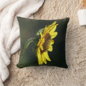 F43イエローワイルドフラワーブラックアイドスーザン クッション (ブランケット)