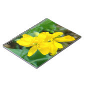 F44黄ワイルドフラワーワイルドマスタード ノートブック (左側)