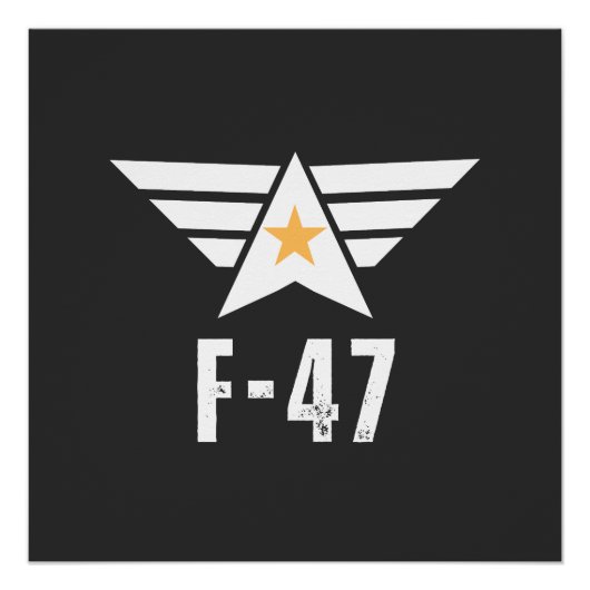 f47航空機6代目 ポスター (正面)