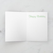 F47黄山草一年生ひまわり カード (内部)