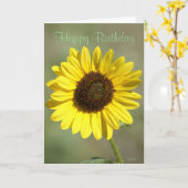 F47黄山草一年生ひまわり カード (黄色い花)