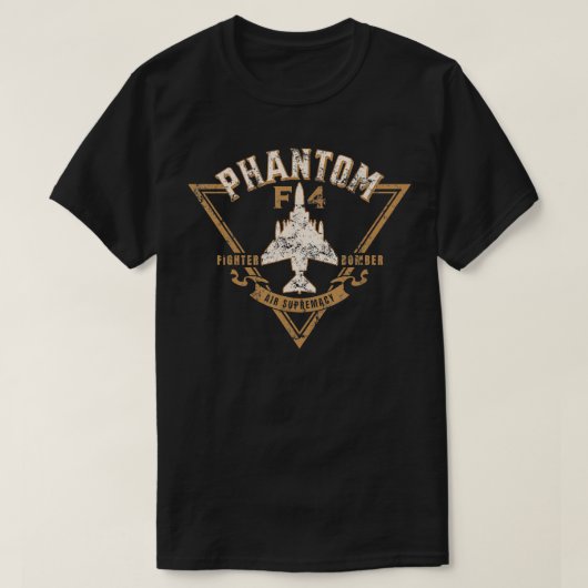 F4 Phantom II海軍戦闘機ボマージェット迎撃機 Tシャツ (デザイン正面)