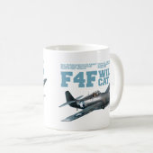 F4F Wildcat | WW2 Plane コーヒーマグカップ (正面右)
