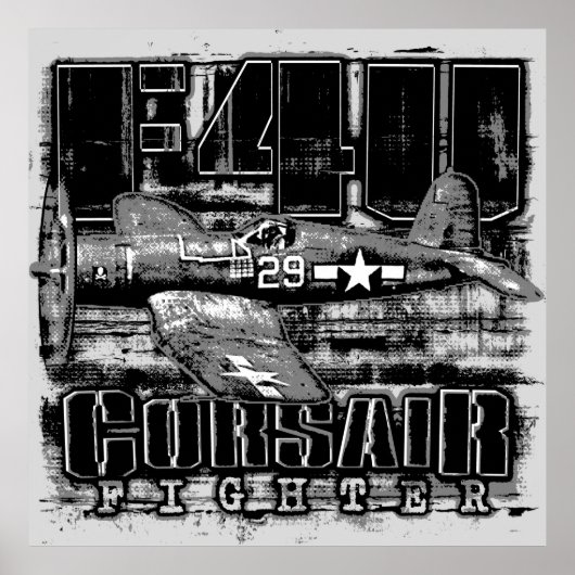 F4Uコルセア ポスター (正面)