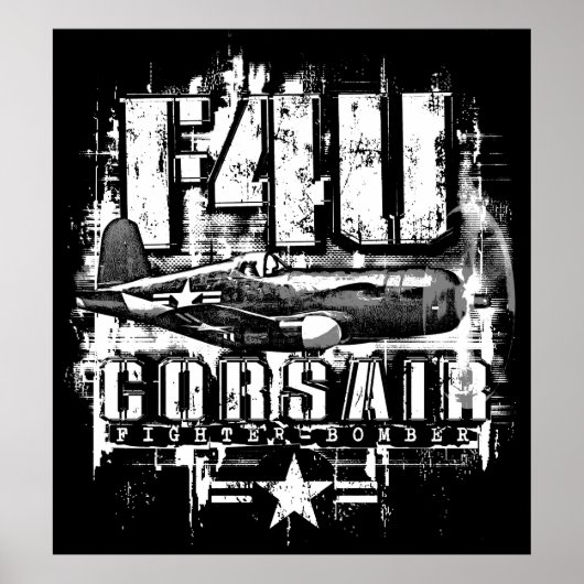 F4Uコルセア ポスター (正面)