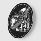 F4Uコルセア ラージ壁時計 (傾斜)