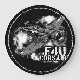 F4Uコルセア ラージ壁時計