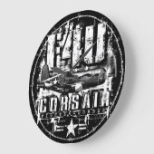 F4Uコルセア ラージ壁時計 (傾斜)