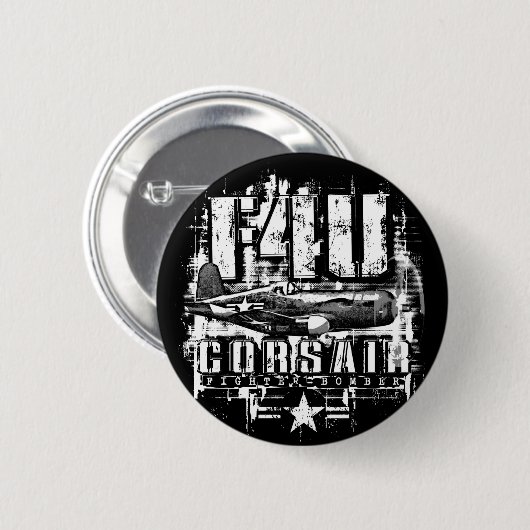 F4Uコルセア 缶バッジ (正面&裏面)