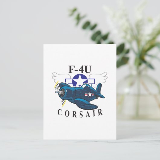 F4U コルセア ポストカード (スタンド正面)