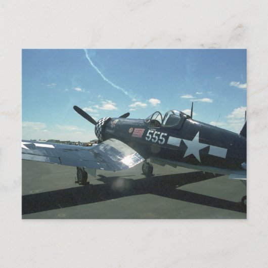 F4U-1海賊の郵便はがき ポストカード (正面)
