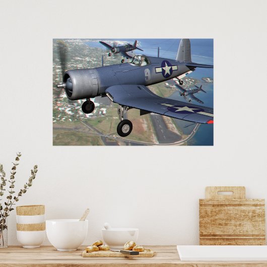 F4U 3Dアナグリフ ポスター (キッチン)