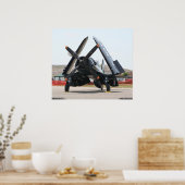 F4U-4Nコルセア（ナイト・ファイター・バリアント） ポスター (キッチン)