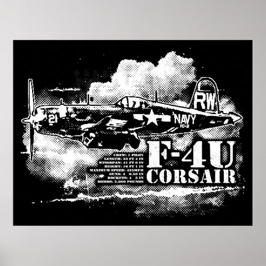 F4U CORSAIR ポスター (正面)