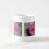 F5ボールサボテン花「Escobaria vivipara」 コーヒーマグカップ (正面左)