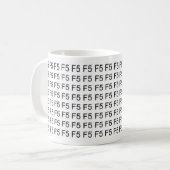 F5F5F5F5F5 コーヒーマグカップ (正面左)