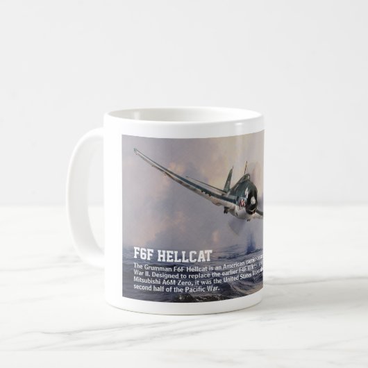 F6F Hellcat コーヒーマグカップ (正面左)