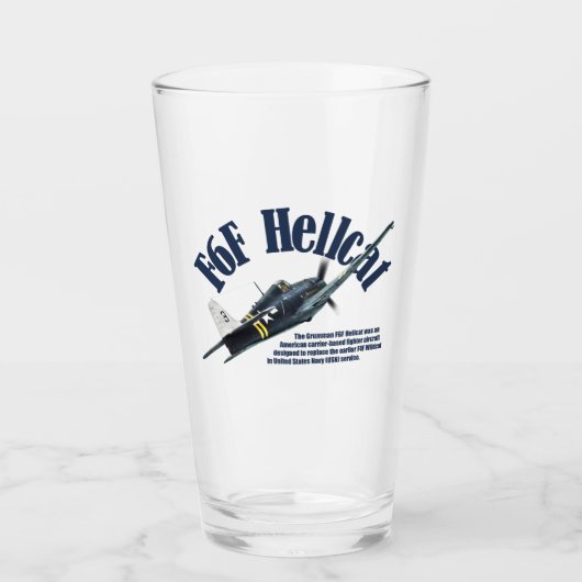 "F6F Hellcat" タンブラーグラス (正面)