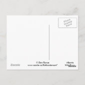 F7アルバータワイルドバラ ポストカード (裏面)