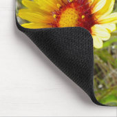 F8イエローワイルドフラワーズガイラディア マウスパッド (コーナー)