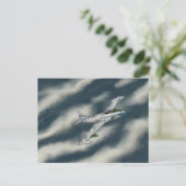 F80射撃、 発砲星 ポストカード (スタンド正面)