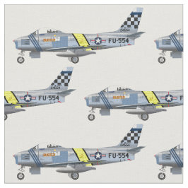 F86戦闘機の生地 ファブリック