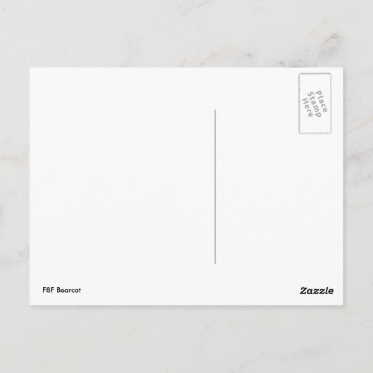 F8Fベアキャット ポストカード (裏面)