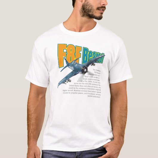"F8F Bearcat " T-shirt Tシャツ (正面)