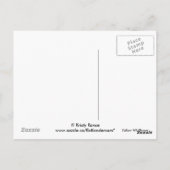 F9黄色い山草のヤギひげ ポストカード (裏面)