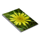 F9黄色の野草ヤギひげトラゴポゴン ノートブック (右側)