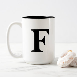 "F"のマグ ツートーンマグカップ