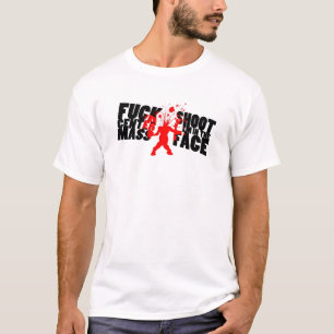F@#%の中心の固まり、顔のシュートem Tシャツ