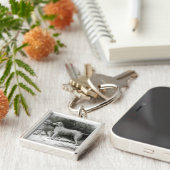 F.アームストロングベドリントン・テリアの氏 キーホルダー (側面)