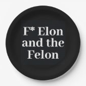 F*エロン紙プレート ペーパープレート (正面)