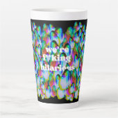 F**キング・マ笑わされるグ(17oz) カフェラテマグ (正面)