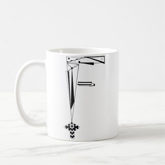 "F"コーヒーマグ コーヒーマグカップ (左)