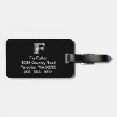 F「ダイヤモンド」きらきら光るラゲッジタグ ラゲッジタグ (裏面横)