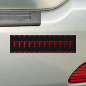 F バンパーステッカー (車上)